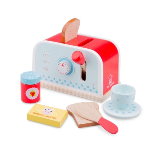 Nouveau Classic Toys Toaster Rouge avec Bleu